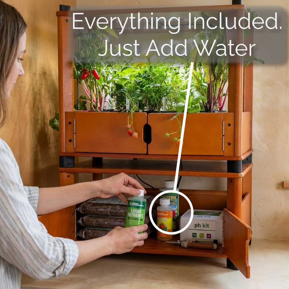 Aquager Grab & Grow indoor hydroponic garden growing guide and timeline