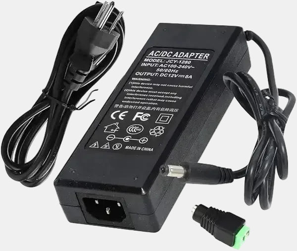 hydroponic farm power supply 90W 12V adapter for indoor hydroponic systems, reliable power for up to four Aquager home farms