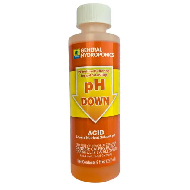 Aquager pH Down concentrated pH adjuster bottle for hydroponic and soil garden water