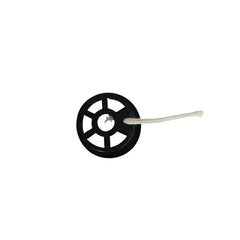 Aquager 50mm slotted hydroponic net pots in black plastic for root aeration and nutrient flow
