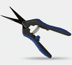 6.5 inch stainless steel gardening shears for precise trimming and pruning in hydroponic and soil gardens