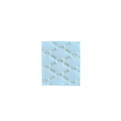 Close-up of a square hydroponic grow mat with a quilted diamond-stitch texture
