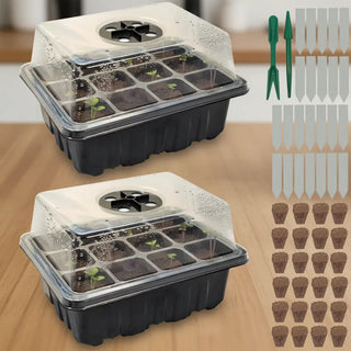 Indoor Seed Starter Kit (2-Pack, No seeds)
