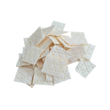A loose pile of square hydroponic grow mats with a quilted diamond-stitch texture
