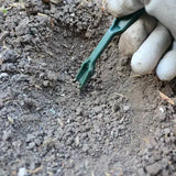 Hand weeder and dibber tool set for transplanting seedlings, planting holes, and soil gardening1