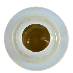 Awesome Plant Food bottle opening, close up view into the empty concentrate bottle