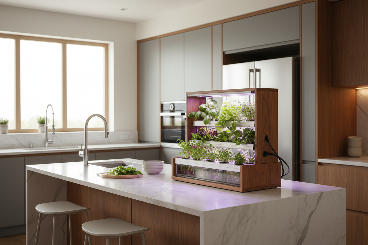 hydroponics in the kitchen