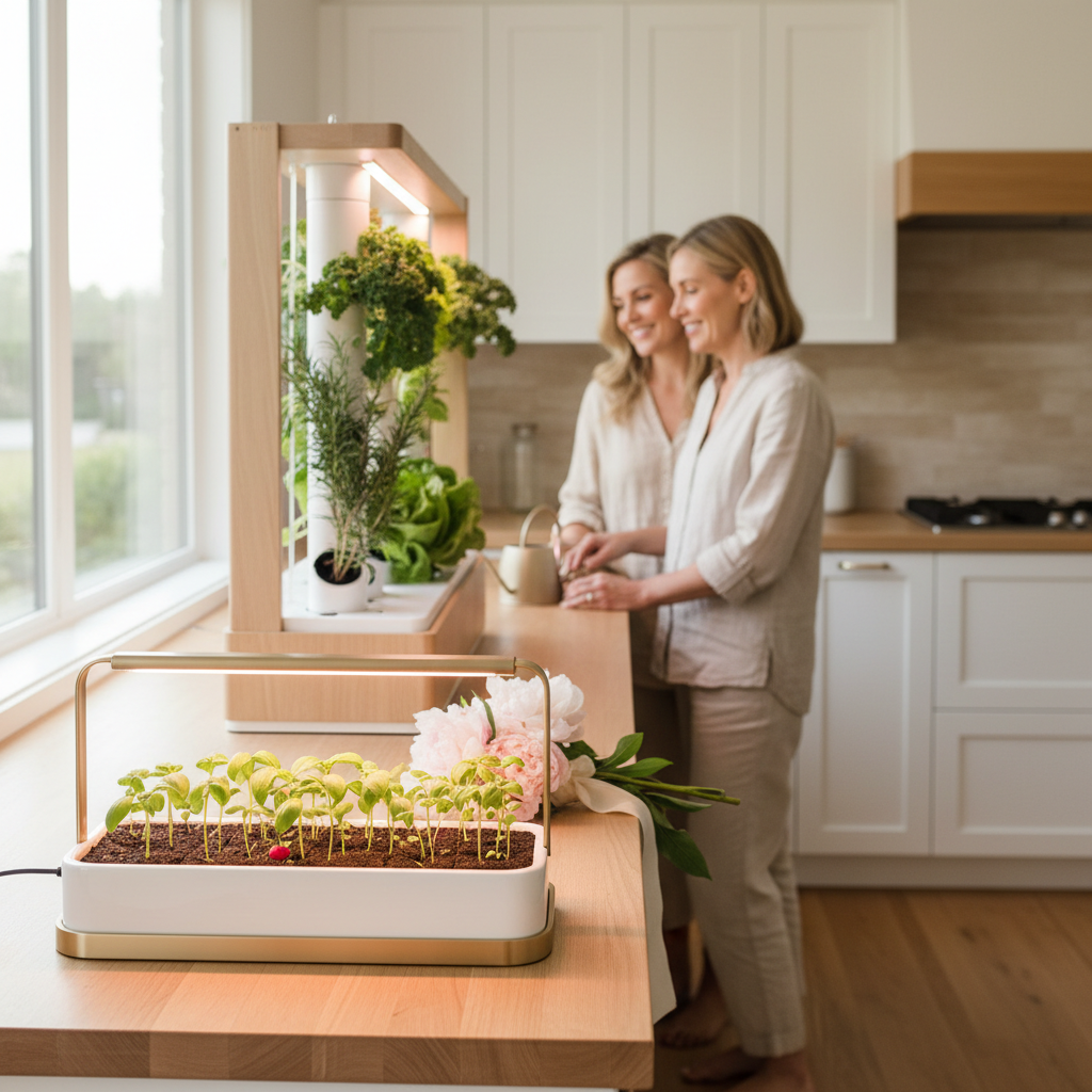 Mother's Day Indoor Gardening with Seed Starter & Hydroponic System