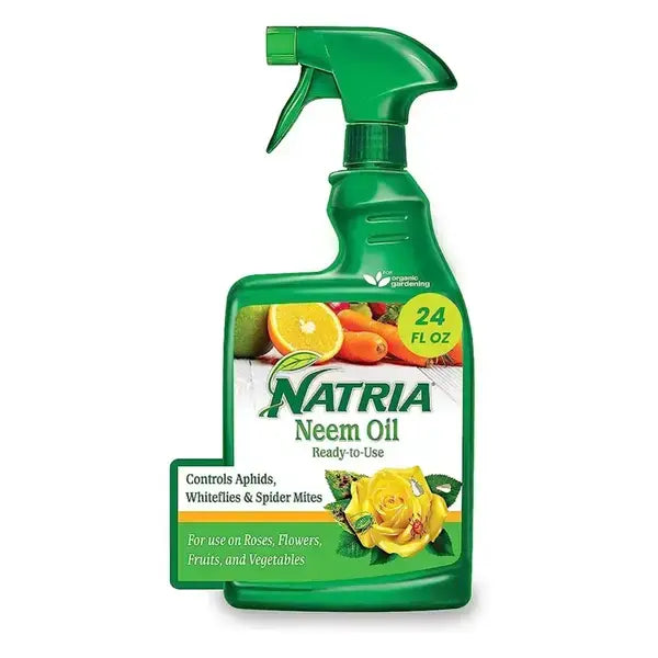 Organic neem oil spray 24oz for hydroponic systems and garden plants, controlling pests and fungal infections safely