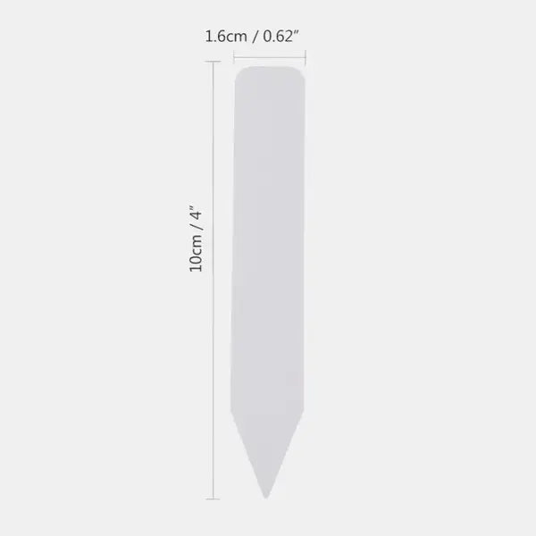 Waterproof plastic plant labels for hydroponic gardens, seed starting, and plant identification