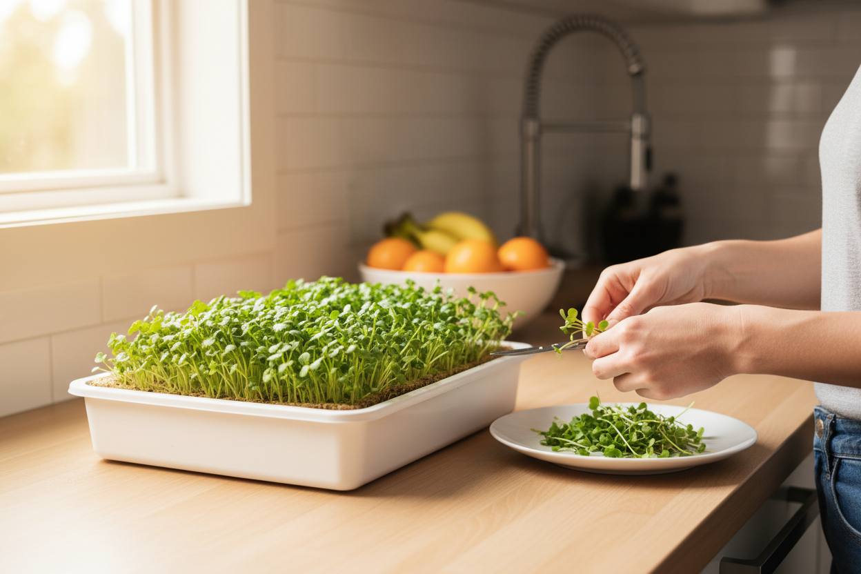 put them into a grow tray